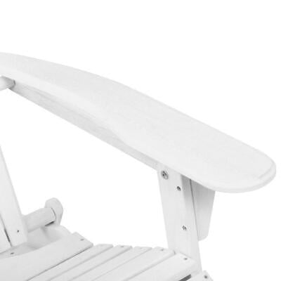 Wooden Adirondack-Style Outdoor Chair