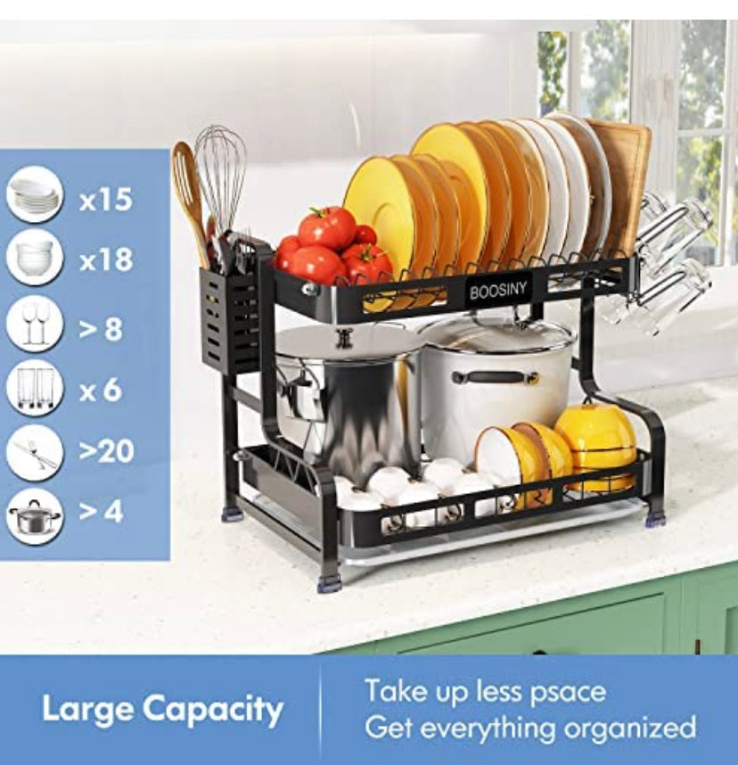 2 Tier Dish Drying Rack