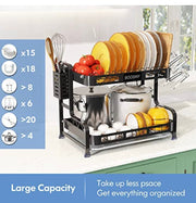2 Tier Dish Drying Rack