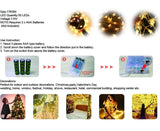 Star Fairy Lights - 70 LED 33 FT Star String Lights Waterproof for Indoor, Outdoor, Bedroom, Wedding, Party, Christmas Garden Decorations, Warm White