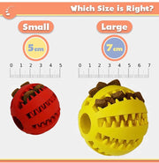 Interactive Dog Treat Puzzle Ball – Small & Large