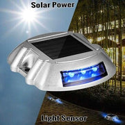 Blue LED Solar Pathway & Deck Marker Lights – 2 Pack