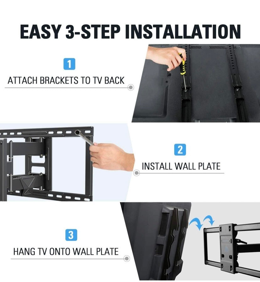 Premium Full Motion TV Wall Mount