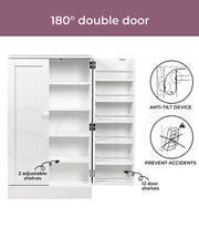 Buffet Sideboard Storage Cabinet Adjustable Shelf Cupboard Door Furniture