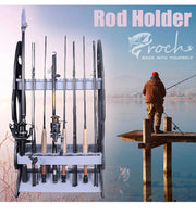 16 Fishing Rod Holder Storage Rack