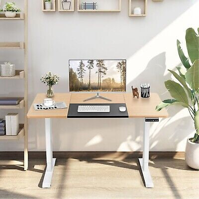Standing Desk  Electric Motorised Height Adjustable Sit Stand Table Home Office