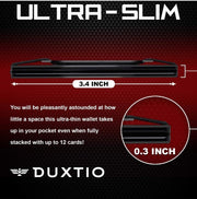 Slim Minimalist Carbon Fiber Wallet