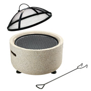 45 cm Portable Fire Pit, BBQ & Smoker