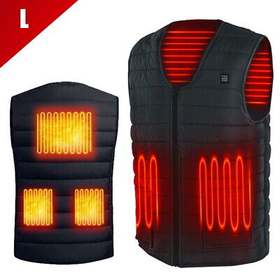USB Heated Vest with 3 Temperature Levels – 6 Sizes