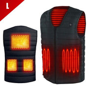 USB Heated Vest with 3 Temperature Levels – 6 Sizes