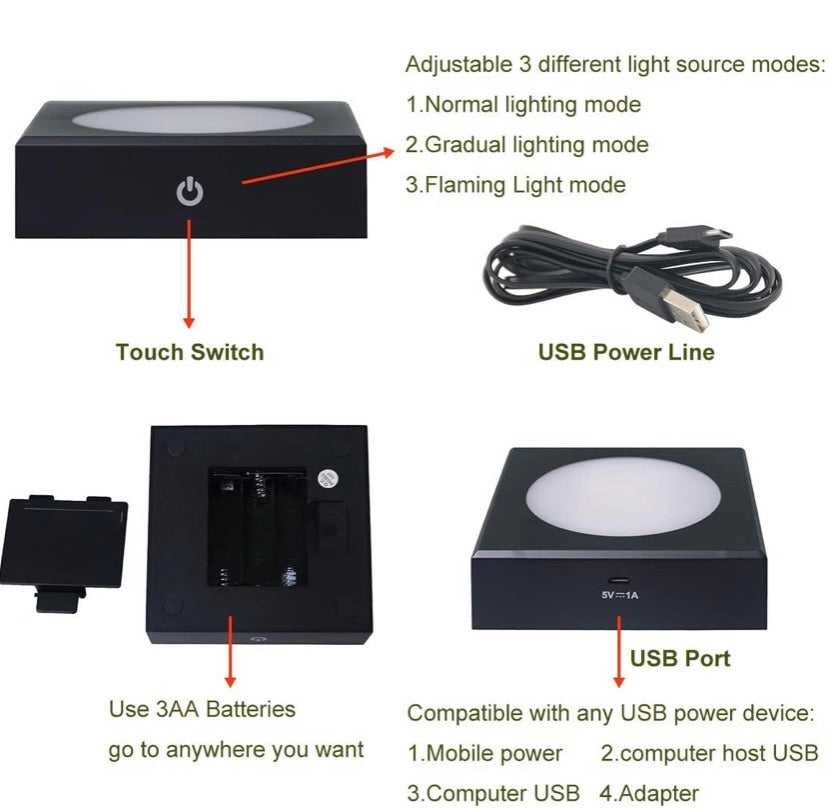 Deer Paper Lanterns Decorative Creative Novelty Paper Lanterns Collapsible Safety Material USB Low Power Energy Save Lamp Home Room Christmas Decor Kids Adult Friends Gift