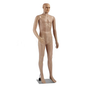 185 cm Full-Body Male Retail Mannequin with Metal Base
