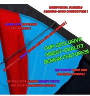 Best Delta Kite, Easy Fly for Kids and Beginners, Single Line with Tail Ribbons, Stunning Multi-Colors, Materials, Large, Meticulous Design