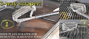 Stainless Steel BBQ scraper
