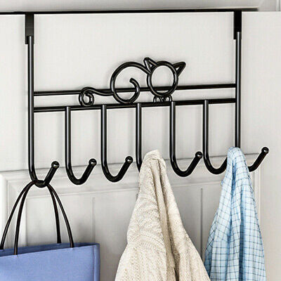 7-Hook Over-Door Coat, Towel & Bag Rack