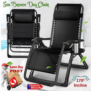 Kingsize Outdoor folding reclining garden bench chair sun lounger deck recliner