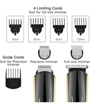 Multigroom 5 IN 1 Beard Trimmer, Hair Clipper with Li-ion Battery, Fast USB Charge, Long-Lasting Use