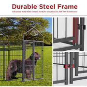 Extra Large Welded Wire Dog Kennel Pet Playpen Outdoor Heavy Duty Dog Crate Cage