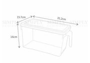 Refrigerator Storage Box Food Container Kitchen Fridge Organiser Freezer