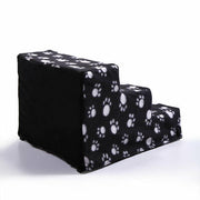 Portable 3-Step Pet Stairs with Removable Cover