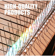 Flexible Stainless Steel Bird Spikes with Plastic Base- (3ft)