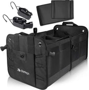 Car Trunk Organizer - Durable Storage SUV Cargo Organizer Adjustable, Blue
