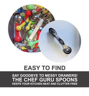 Magnetic Double-Ended Measuring Spoon Set – 6 Pieces