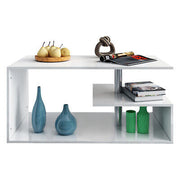 Modern High-Gloss Coffee Table with Storage