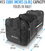 Car Trunk Organizer - Durable Storage SUV Cargo Organizer Adjustable, Blue