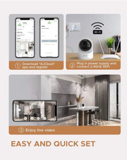WiFi Home Camera for Baby/Pet/Nanny