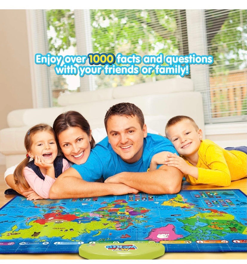 BEST LEARNING i-Poster Interactive World Map