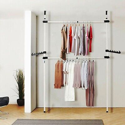 Randy & Travis Adjustable Heavy-Duty Garment Rail