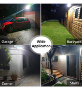 Dual-Head Solar Motion Sensor Security Light