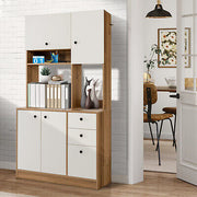 180 cm Tall Kitchen Pantry Cabinet with 3 Drawers