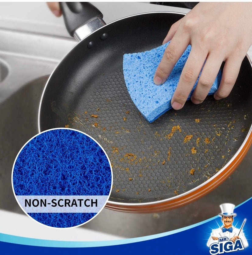 Non-Scratch Cellulose Scrub Sponge