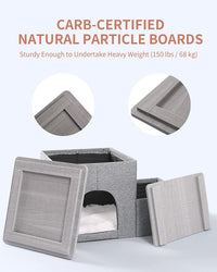 Folding Pet Steps with Built-In Toy Storage