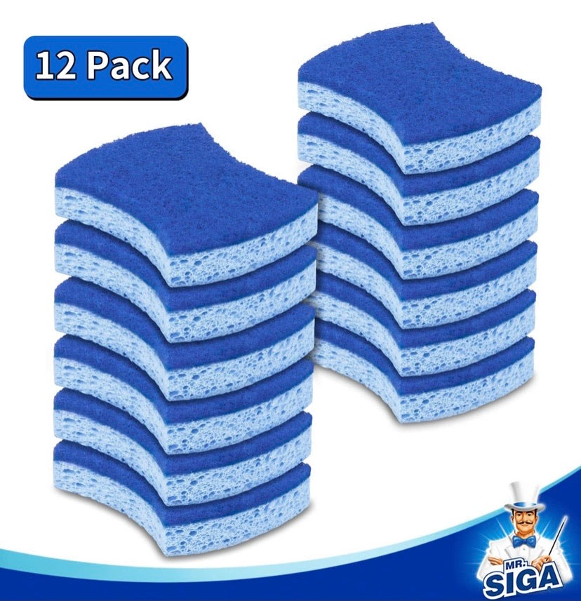 Non-Scratch Cellulose Scrub Sponge