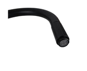 Black Solid Brass Round Pull Out Mixer Tap 360 Swivel Bar Sink Faucets