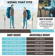 Collapsible Walking Stick, Folding Hiking Poles, Trekking Poles for Hiking Stick Nordic Walking Poles Trekking Poles Kids Folding Walking Stick Trekking Poles Ultra Light TREKOLOGY Trek Z-Cork Seniors