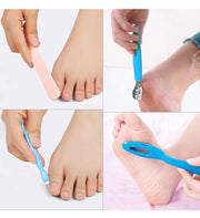 Stainless-Steel Pedicure & Foot-Care Tool Set – 6 Tools + 5 Blades