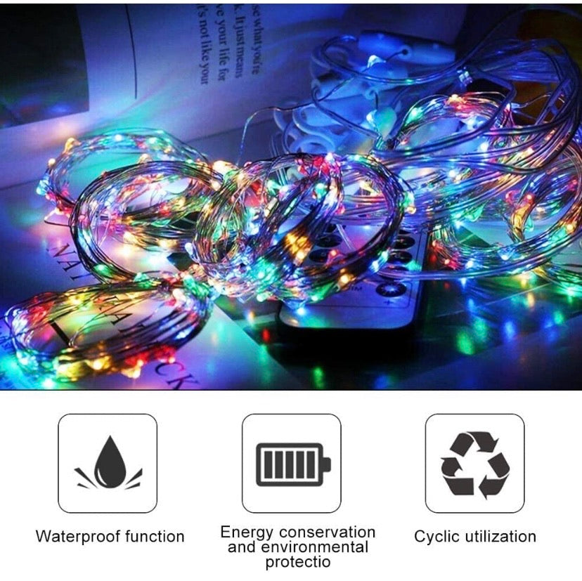 Window Curtain String Light