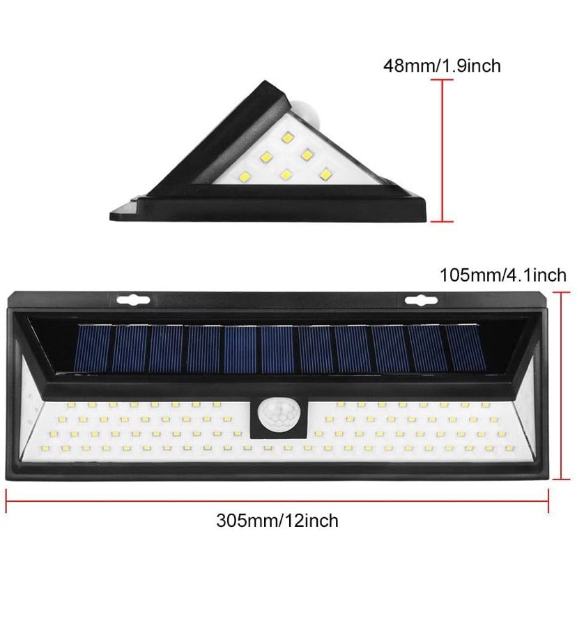 Motion Sensor Solar Powered Wall Light