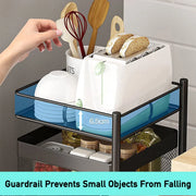 4-Tier Rotating Kitchen Storage Trolley