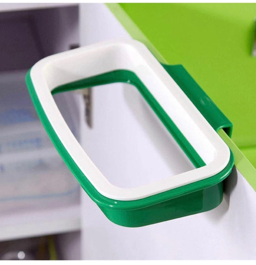 Over-Door Waste-Bag Holder for Doors Under 2 cm