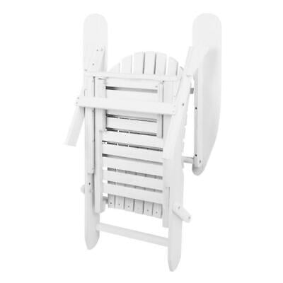 Wooden Adirondack-Style Outdoor Chair