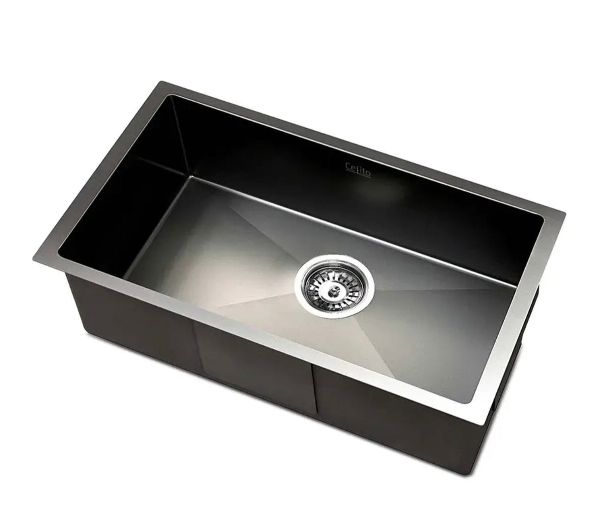 450 × 300 mm Stainless-Steel Single-Bowl Sink