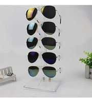 5-Pair Freestanding Eyewear Display Stand