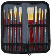 MEEDEN 46-Piece Oil Painting Set with Beech Wood Table Easel, 12MLX24 Oil Paint Tubes and All The Additional Supplies, Perfect for Beginning Artists, Students and Kids