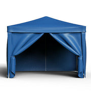 Gazebo Outdoor Camping Wedding Tent Side w/Wall & Window Folding Canopy