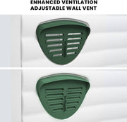 XL Green Plastic Dog Kennel for Indoor or Outdoor Shelter